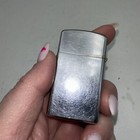 ZIPPO Slim 1972 Engraved Silver Cigarette Lighter Antique Collectible Vintage — photo 2