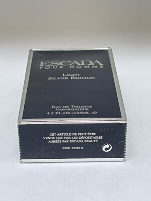 Escada pour Homme LIGHT SILVER EDITION 4.2oz EDT Spray, 100