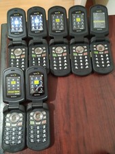 Lot of 13 Kyocera Dura XT E4277 Black  Sprint  Rugged Cellular Flip