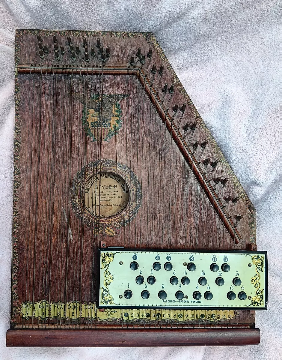 Antique outlet mandolin harp