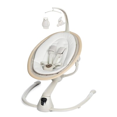Maxi-Cosi Cassia Swing - Classic Oat - With Music + 360 Rotation Creased Box