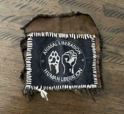 ANIMAL LIBERATION HUMAN LIBERATION Embroidered Patch | eBay