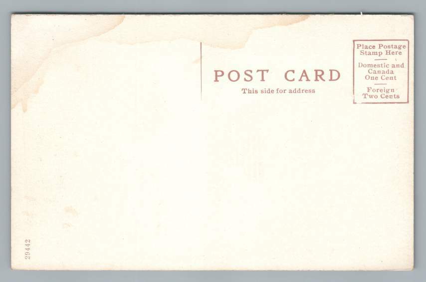 Columbia County Bank LAKE CITY FloridaAntique Postcard (Water Stain