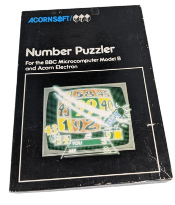NUMBER PUZZLER 1983 Classic Big Box Game | Vintage Acorn Electron | BBC MODEL B