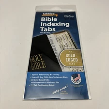 Tabbies Gold-Edged Bible Indexing Tabs, Old & New Testament, 80 Tabs...