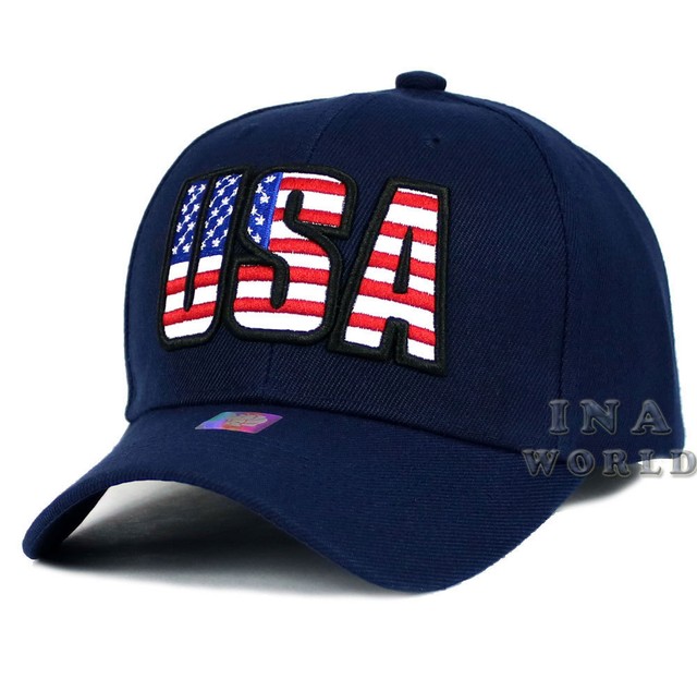 navy blue american flag hat