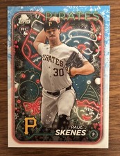 2024 TOPPS Holiday Baseball PAUL SKENES RC Rookie Base Card #H165