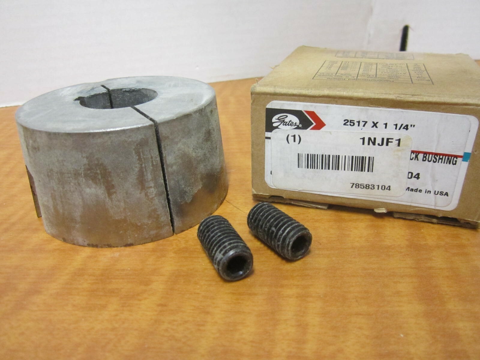 GATES TaperLock Bushing 2517 1.1/4 Series 2517, Bore Dia 11/4" SAE