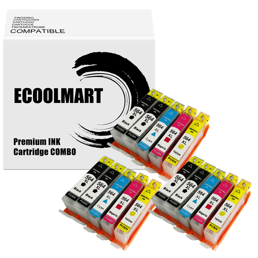 15PK Ink Cartridge replace for HP 564XL Photosmart premium C309g C410a C310b