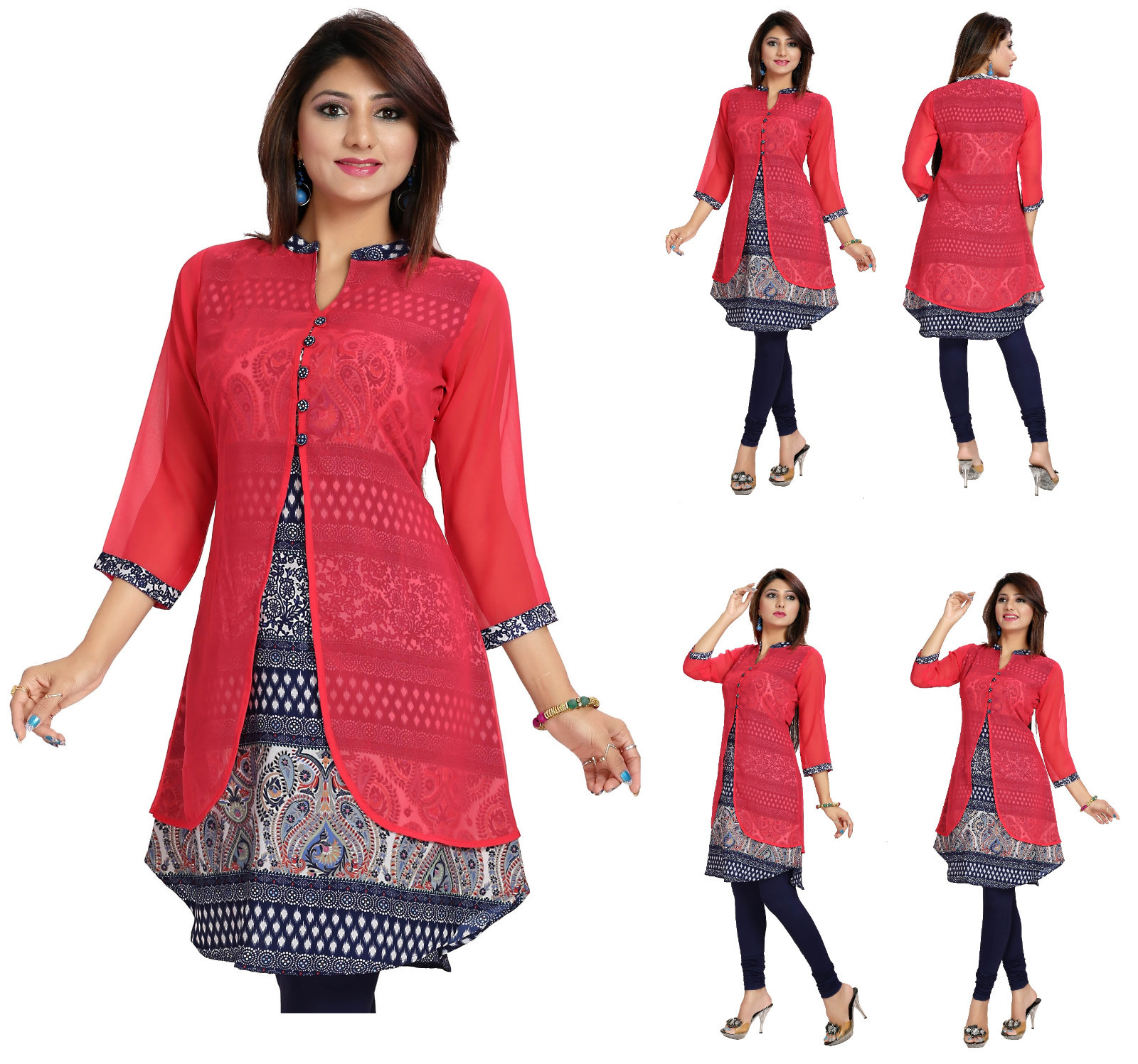 amazon long kurtis below 300