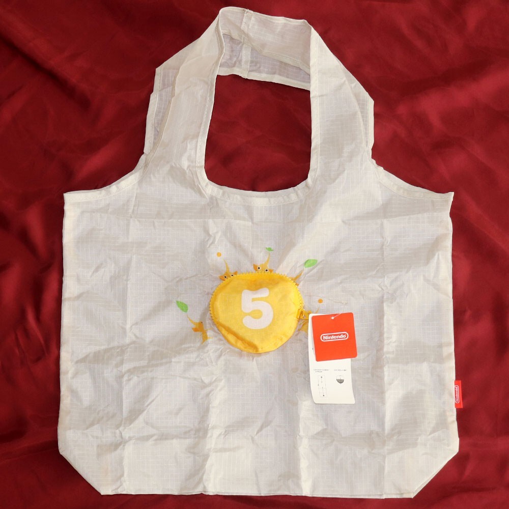 PIKMIN Yellow Eco Reusable Foldable Shopping Tote Bag Nintendo