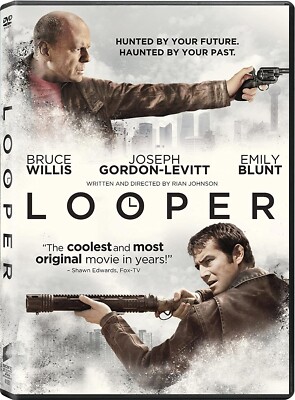 Looper (DVD, 2012, Widescreen) Joseph Gordon-Levitt/Bruce Willis/Emily Blunt!