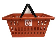 Authentic Original Home Depot Orange Plastic Shopping Basket - Not A Toy