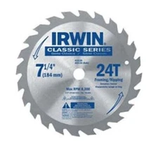 10 Pack Irwin Classic 25130-10 7 1/4" 24T Framing Ripping Circular Saw Blade
