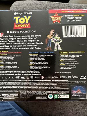 Disney Toy Story Trilogy:Ultimate Toy Box Collection 10 Blu-ray 