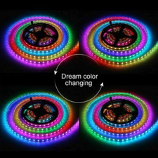 WS2812B 5V 5050 RGB LED Strip 1-5M 30 60 144 150 300 Leds Individual Addressable