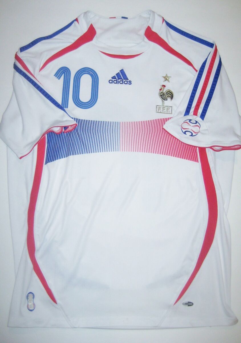 2006 2008 Adidas France World Cup Zinedine Zidane Jersey 2006 2008 Adidas France World Cup Zinedine Zidane Jersey