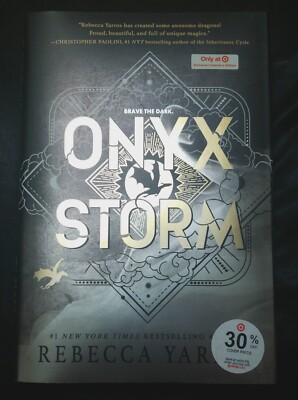 Onyx Storm Rebecca Yarros Target Exclusive Limited Edition Hardcover New IN HAND