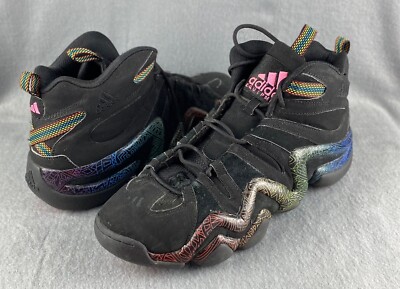Adidas Kobe‎ Crazy 8 Tribal Gradient Black Basketball Sneakers C75764 - Size 14 Adidas Kobe Crazy 8 Tribal Gradient Black Lace Up Basketball  main image 2