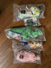 1995 Burger King Toy Story Woody, Buzz, Rex , Soldiers, And Hamm Sealed Lot Of 5