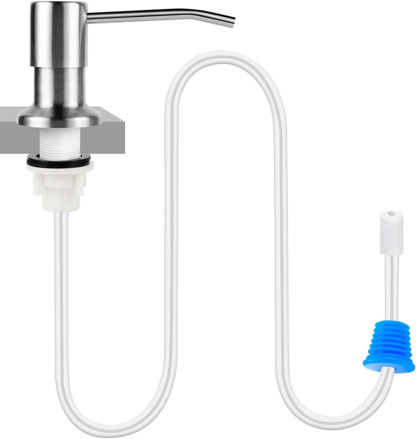 Kitchen Sink Soap Dispenser with Water Pump for Countertop-image