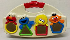 VINTAGE 1996 TYCO PRESCHOOL TOYS SESAME STREET BLOCK SHAPE SORTER