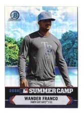 Wander Franco 2021 Bowman Chrome Baseball 2020 Summer Camp #SC-18 Tampa Bay Rays