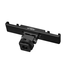 Aluminum alloy Dual Cold Shoe Mount Extension Bracket For Microphone Holder