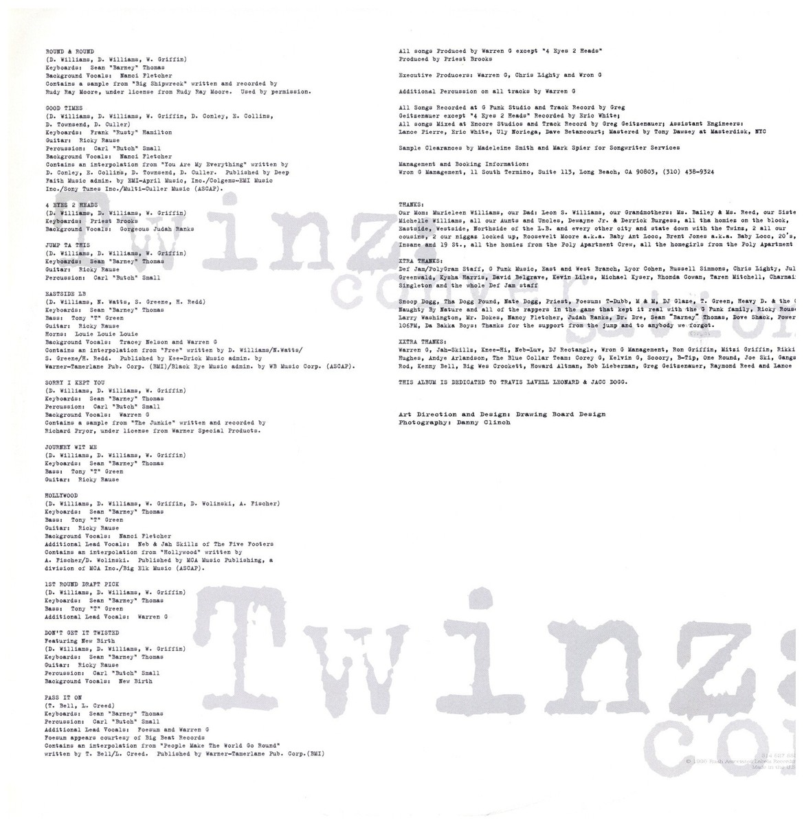 Twinz - Conversation '95 LP US ORG!EX-/EX+ | eBay
