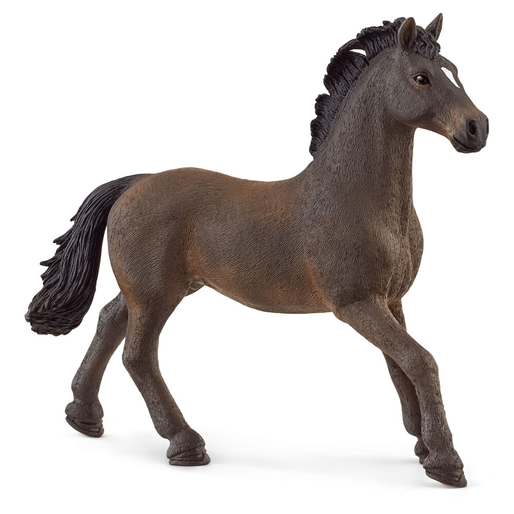 SCHLEICH Horse Club Oldenburger Stallion Toy Figure, Brown (13946)