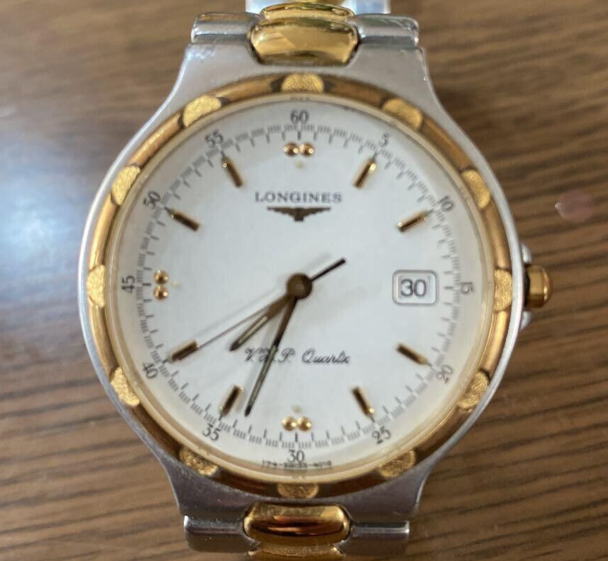宝*斎様 LONGINES V.H.P.モデル ゴールドシルバー