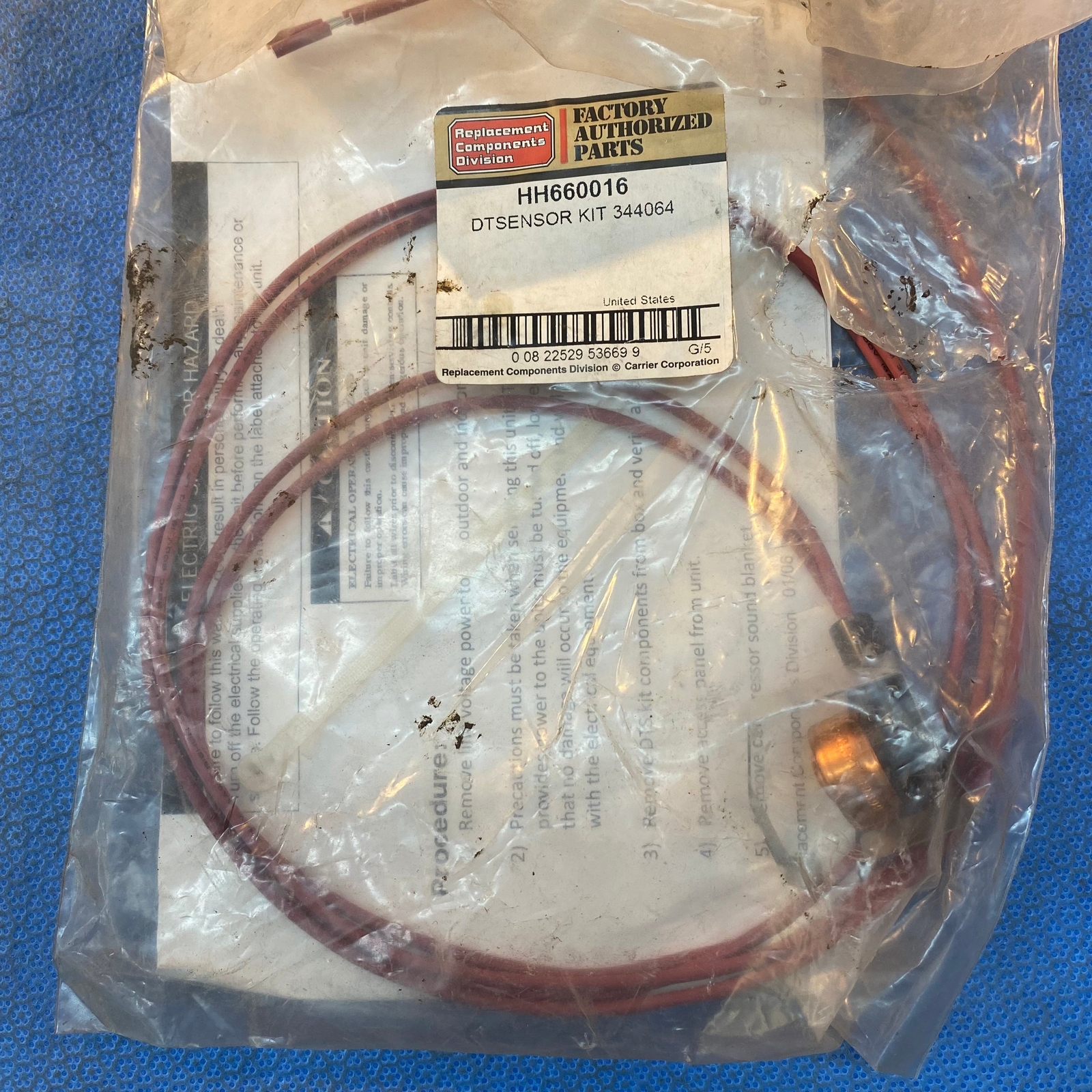Factory Authorized Parts Discharge Temperature DT Sensor Kit 344064 ...