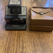 Polaroid SX-70 Model 3 Instant Film Land Camera - Brown WITH LEATHER CASE