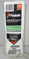 Paslode 3" x 0.120 Full Round Drive 30° Steel Shank Paper Tape Framing Nails 750
