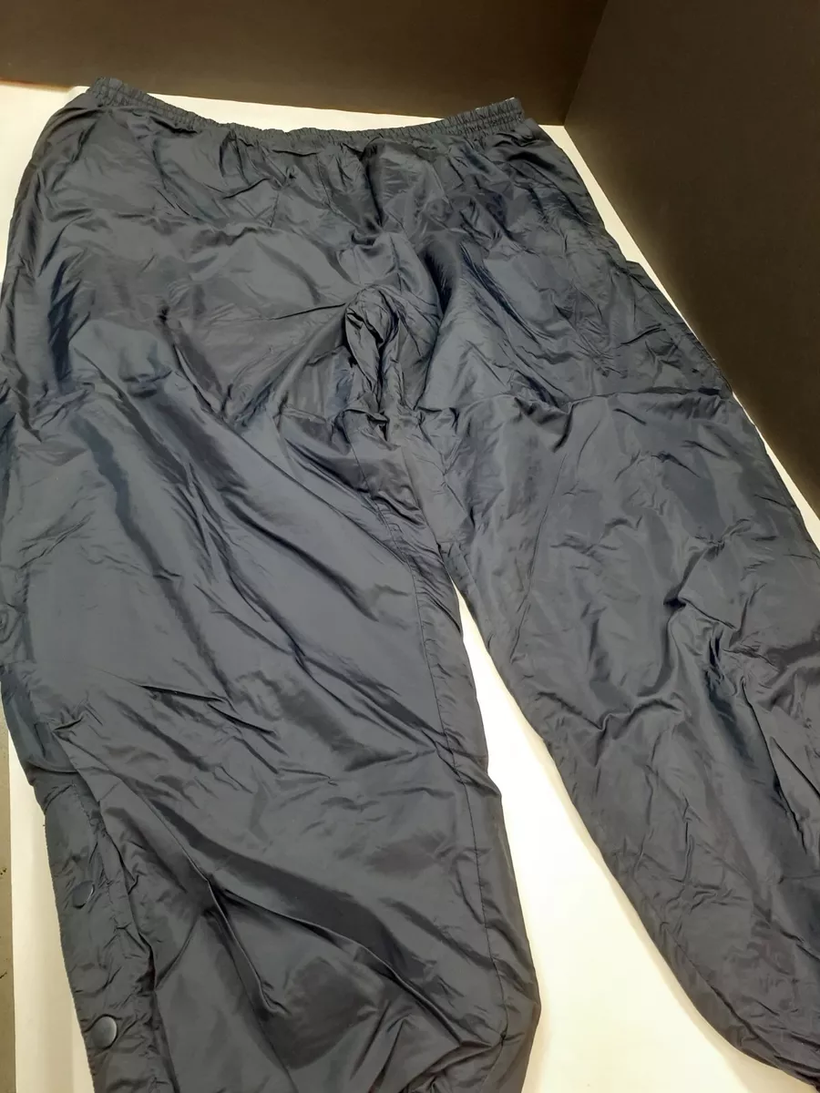 Athletic Works Men s Navy Blue Wicking Track Jogging Snow Pants