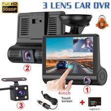 1080P Dash Cam Camara De Seguridad Para Carro Auto Delantero/Trasero/Interior