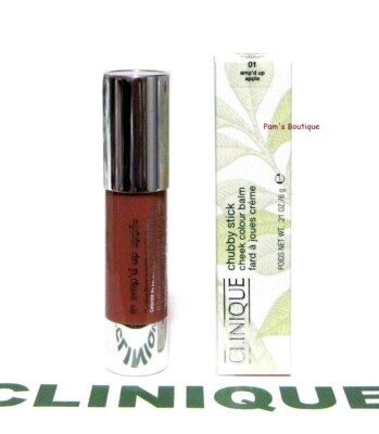 CLINIQUE Chubby Stick Cheek Colour Balm in ''AMP'D UP APPLE'' (.21oz/6g) FULL SIZE