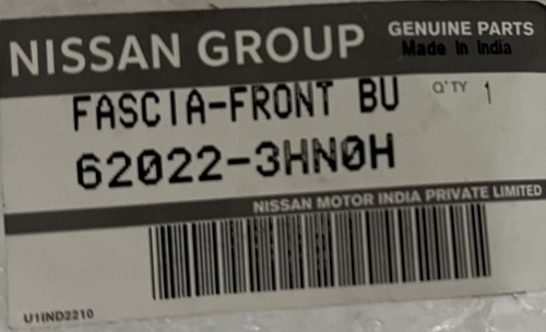NISSAN MICRA K13 13- STOßSTANGE VORNE ORIGINAL NEU 62022-3HN0H - Bild 8 von 8