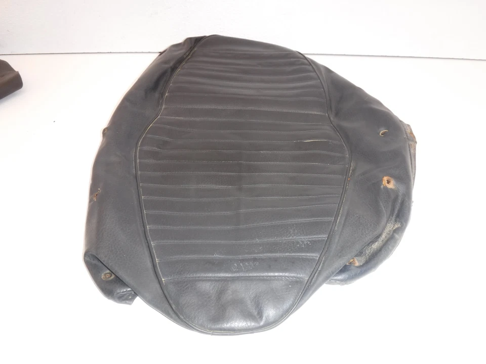 Honda Cl100 1972 OEM asiento delantero conductor cubierta desgarro Foto 3 de 4