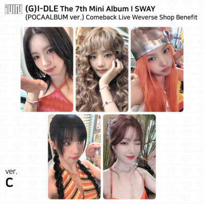 G)I-DLE G-IDLE I SWAY Weverse Shop Comeback Live Benefit Photocard