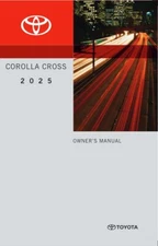 2025 Toyota Corolla Cross Owners Manual User Guide