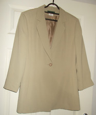 Harve Benard Beige Size 10 Standard Jacket