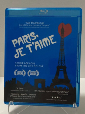 Paris, Je T'aime (Blu-ray, 2008) Natalie Portman, Elijah Wood, Juliette Binoche
