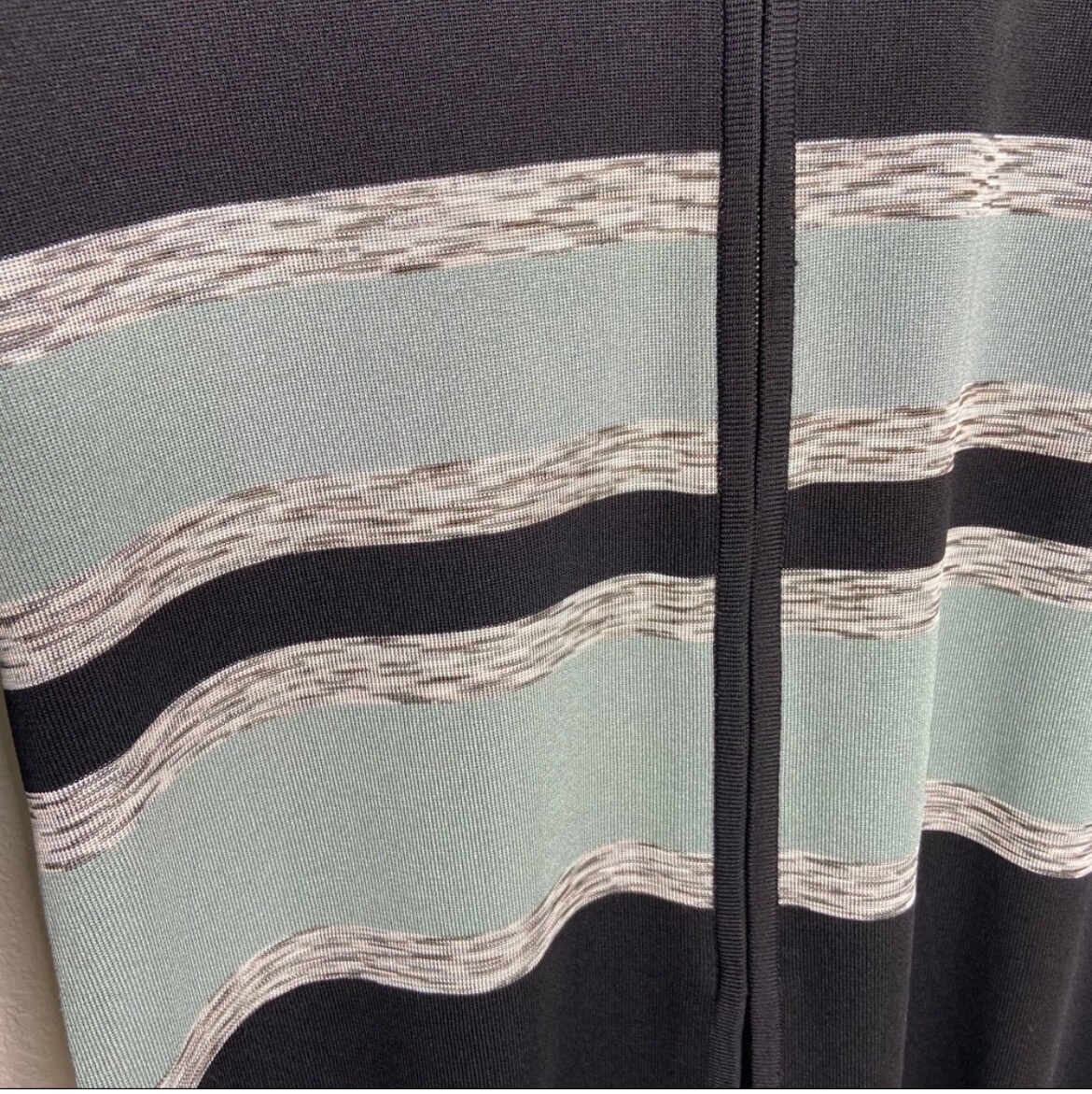 Exclusively Misook Striped Tunic Length Jacket - image 4