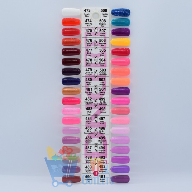 Daisy DND Duo GEL + MATCHING Nail Polish 489 Antique Purple eBay