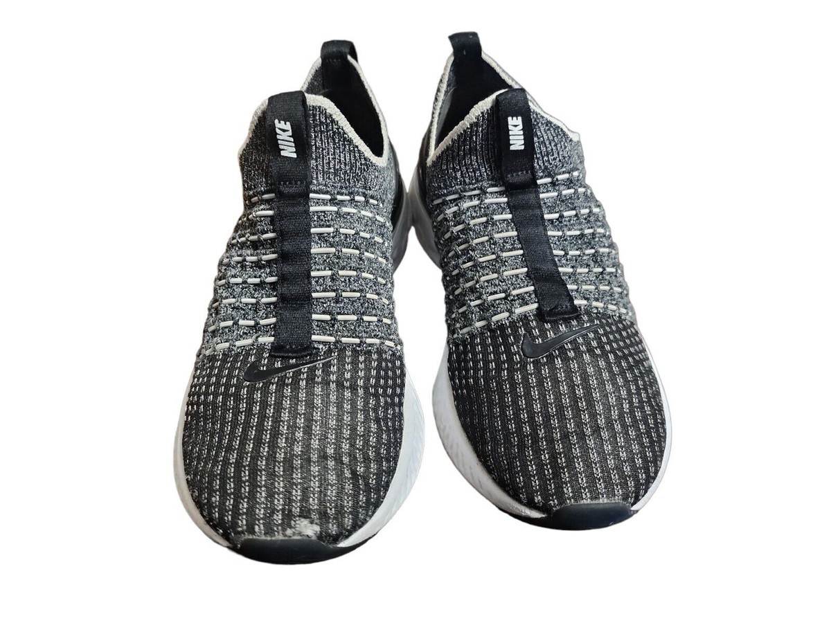 Nike React Phantom Run Flyknit 2 Black Oreo Sneakers CJ0277-003 Mens Size‎ 7 React Phantom Run Flyknit 2  main image 2