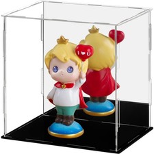 Acryl Vitrine Schwarz Basis 20x15x20 cm Display Sammelbox Staubschutz Zusamme...