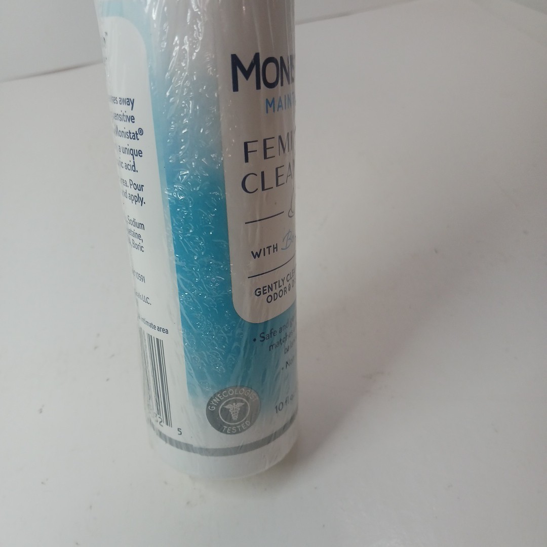 Monistat Boric Acid Feminine Cleanser 10oz Fragrance-free Wash Sealed New