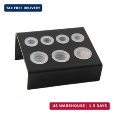 2Pcs Professional Tattoo Ink Cup Holder Stand 7 Holes Tattoo Pigment Cup Caps Ho