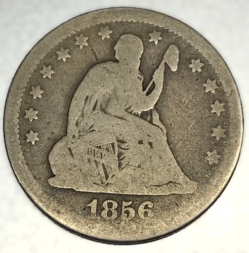 Photo of a 1856-P Seated Liberty Quarter from an eBay listing that sold on Jul 22, 2026